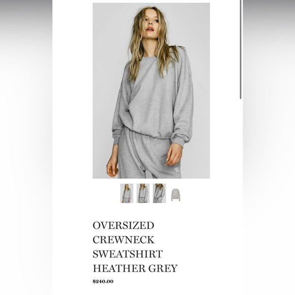 Eterne Oversized crewneck, heather grey. Like new Perfect conditions & fast 📦 - Picture 8 of 9